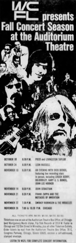 21/11/1970Auditorium theater, Chicago, IL [1]